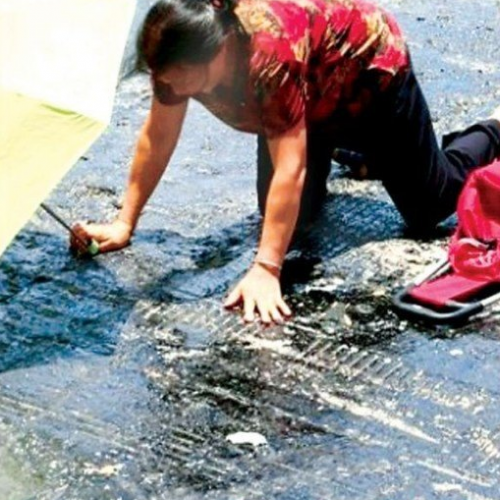 沥青都out了--南宁市维修扰民