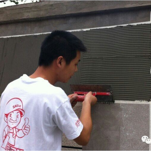 瓷砖胶粘贴瓷砖 操作简单效果好