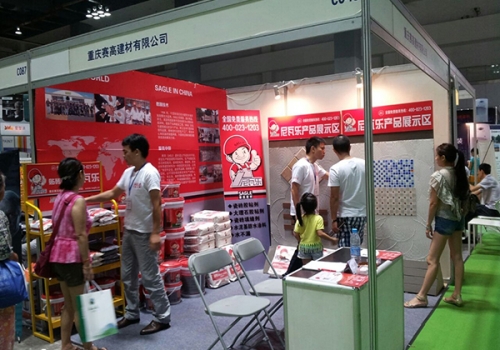 尼瓦乐瓷砖胶/勾缝剂/防水涂料在南坪会展中心参展